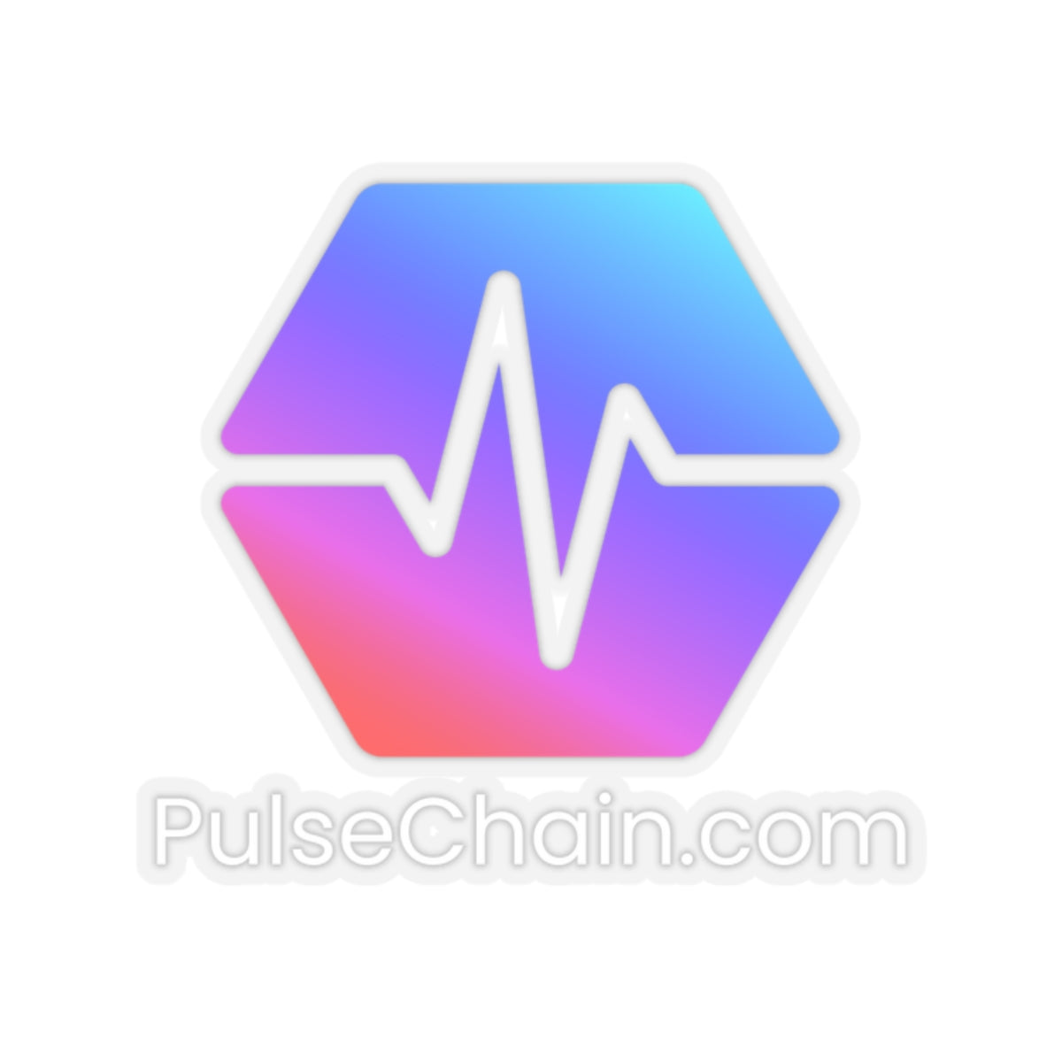 PulseChain.com (Transparent) | Kiss-Cut Sticker