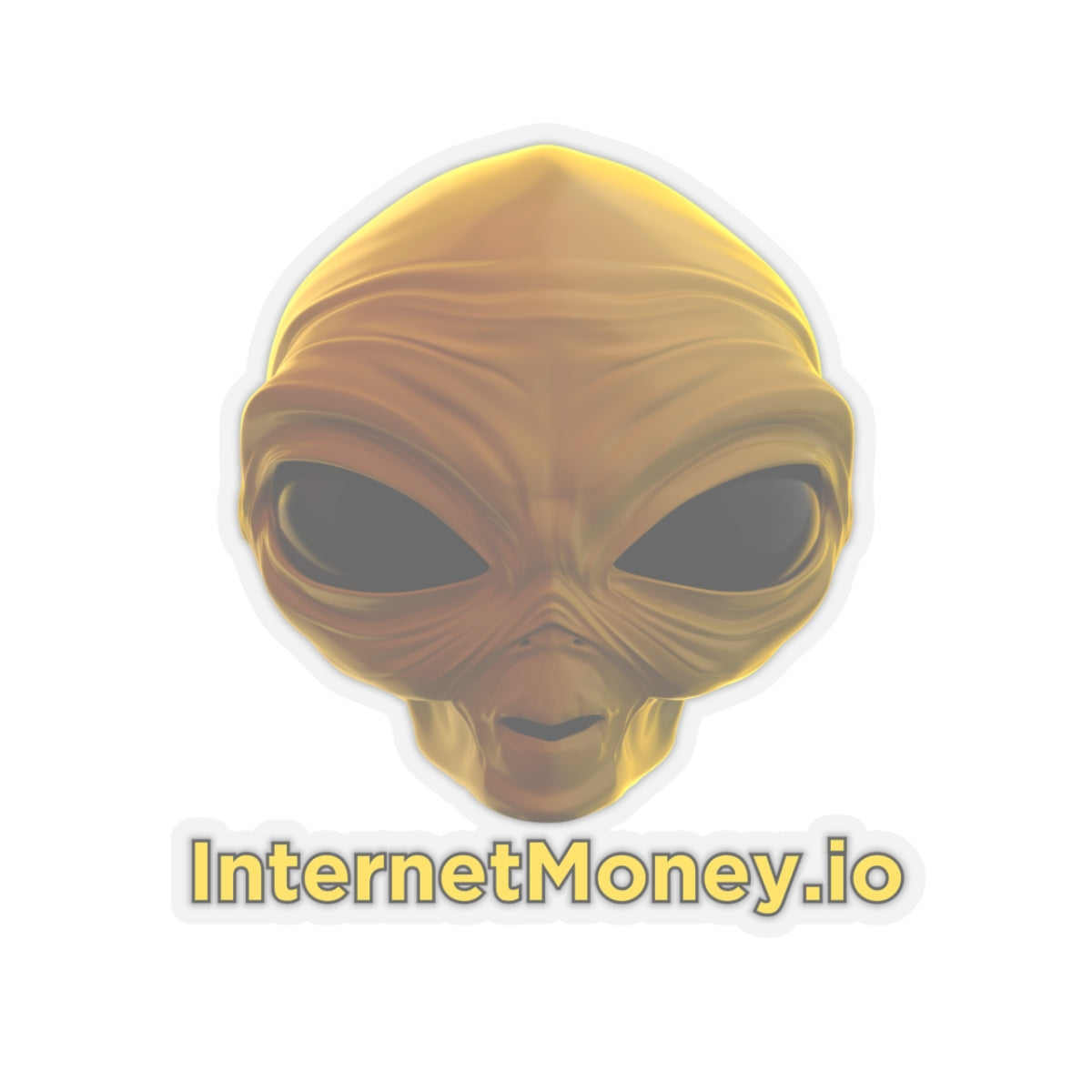 InternetMoney.io Alien | Kiss-Cut Sticker